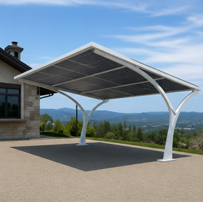 Cantilever Solar Car Parking