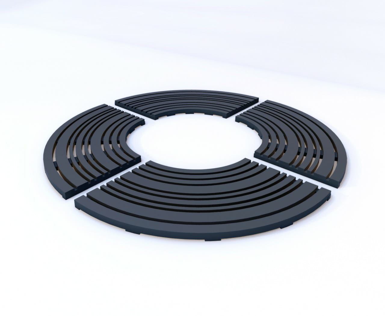 Coiled Circular Tree Grating thumbnail 6