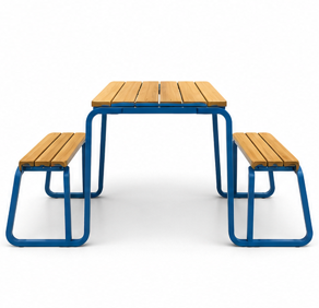 Outdoor Table with Benches